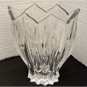 Vintage Gorham Lead Crystal  Vase‎ "Lotus" Pattern New w/Tag!